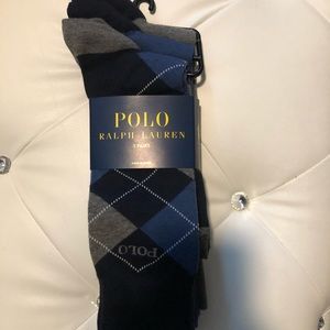 NWT 3 pairs of Polo Ralph Lauren Socks